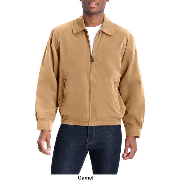 Mens Big &amp; Tall London Fog Zip Front Lightweight Golf Jacket