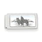 Barlow Designs Color Wolves Hinged Money Clip - image 1