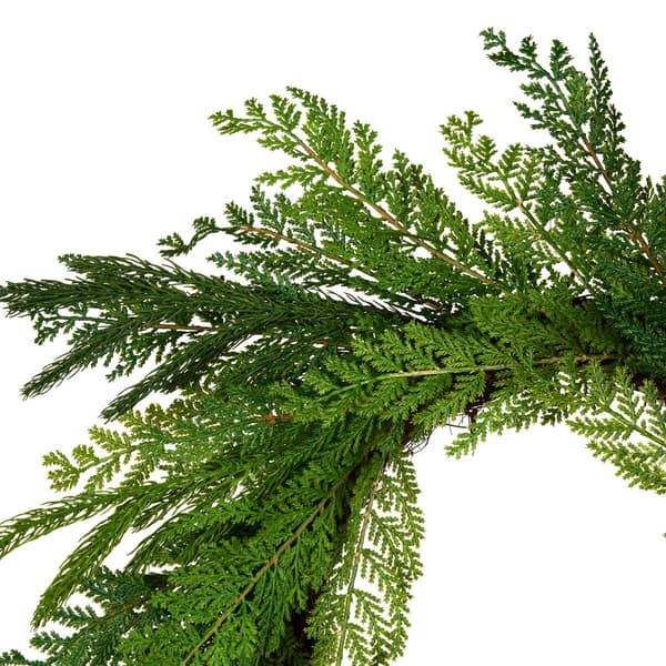 National Tree Christmas Cottage 24in. Artificial Christmas Wreath