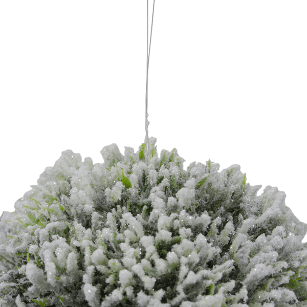 Northlight Frosted Pine Christmas Ball Ornament - 6in.