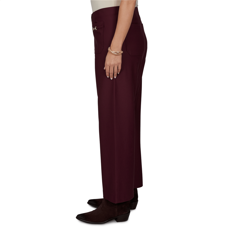 Plus Size Ruby Rd. English Countryside Solid Pique Knit Pants