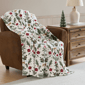 Hallmark Foliage Plush Holiday Throw Blanket - image 2