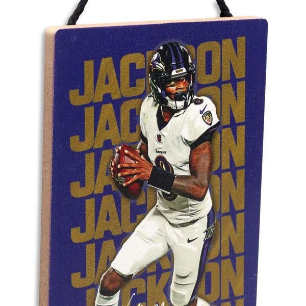 Open Road Ravens Jackson Hanging Wood Wall Decor