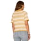 Petite Democracy S/S Novelty Stitch Stripe Cllr Plckt Swt - image 2