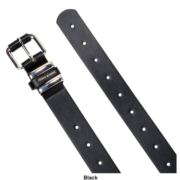 Womens Steve Madden Logo Plaque Belt