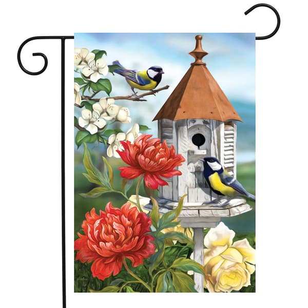 Home Sweet Home Birdhouse Garden Flag - image 