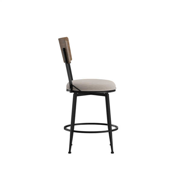 HH2 Home Creason Commercial Grade Counter Height Swivel Stool