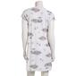 Womens Laura Ashley Short Sleeve Rib Sailboat Nightshirt - image 3