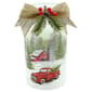 Transpac LED Glass Jar w/ Burlap - image 1