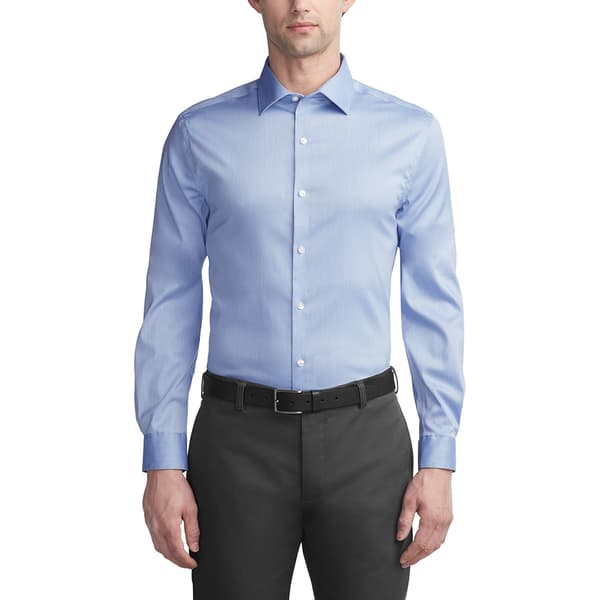 Mens Van Heusen&#40;R&#41; Slim Fit Ultra Wrinkle Free Dress Shirt - image 
