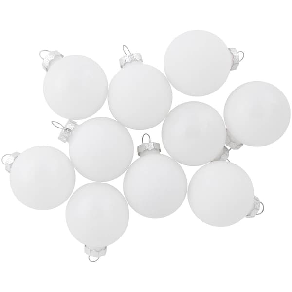 Northlight Seasonal 10ct. Glass Christmas Ball Ornaments