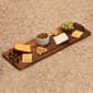 Kalmar Home Long Acacia Wood Tray with Metal Handles - image 2