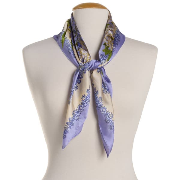 Womens Renshun Hydrangea Square Scarf - image 