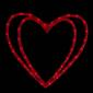 Northlight Seasonal 17in. Valentine''s Double Heart Window Decor - image 1