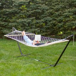 Northlight Seasonal Lattice Pattern Rope Hammock
