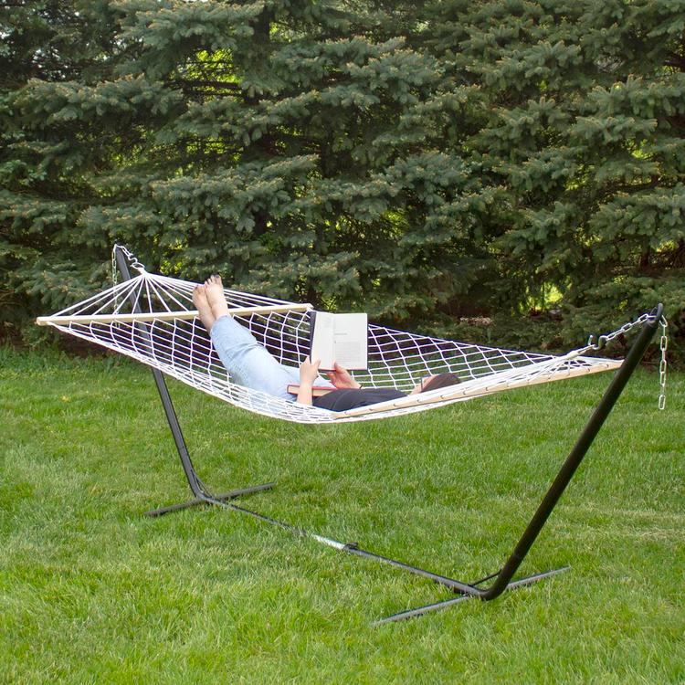 Northlight Seasonal Lattice Pattern Rope Hammock