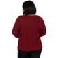 Plus Size Emaline Country Code 3/4 Sleeve Pointelle Cardigan - image 2