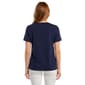 Womens French Laundry Embroidered Rhinestone Butterfly Tee - image 2