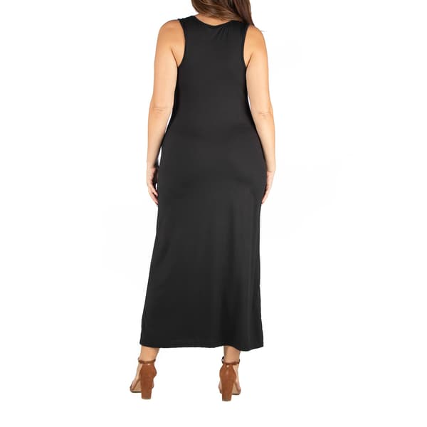 Plus Size 24/7 Comfort Apparel Racerback Maxi Dress