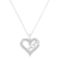 Diamond Classics&#40;tm&#41; 1/4ctw. Diamond Engraved Heart Pendant - image 1