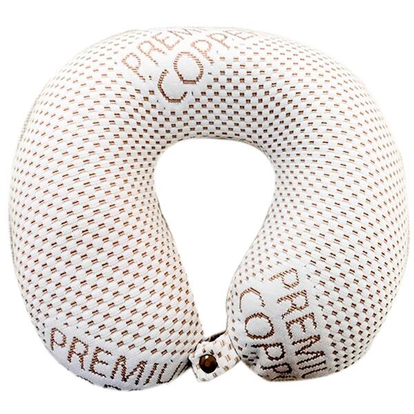 Rejuve Health Wellness Copper Memory Foam Travel Neck Pillow - image 