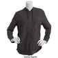 Womens Yogalicious Long Sleeve Zip Up Side Ruche Maternity Hoodie - image 3