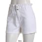 Juniors Love Tee Double Button Paperbag Waist Denim Shorts - image 3