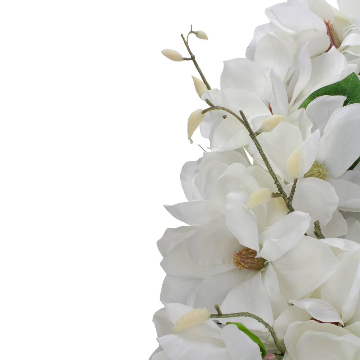Northlight Seasonal Artificial White Magnolias Spring Wreath