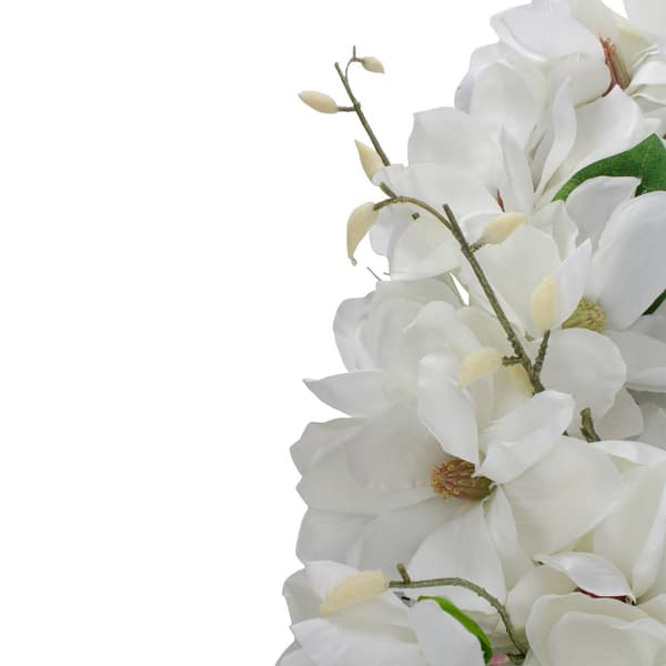 Northlight Seasonal Artificial White Magnolias Spring Wreath