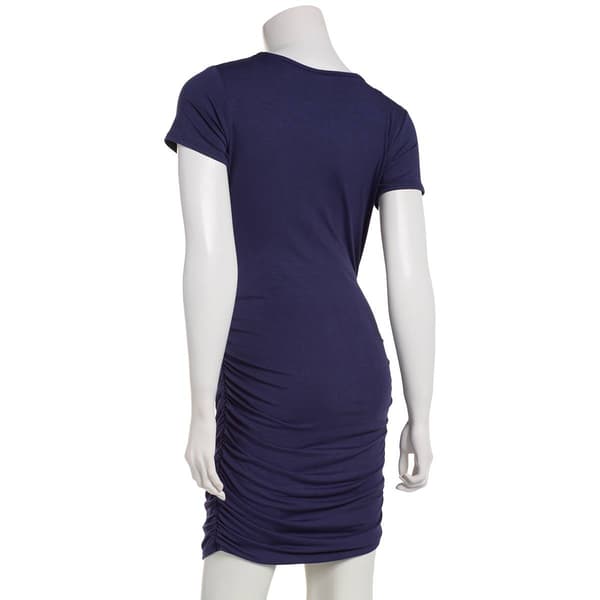 Womens Due Time Snacks & Naps Slogan Maternity Dress