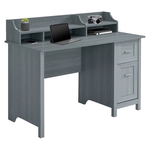 Techni Mobili 47" W Classic Office Desk w/ Hutch
