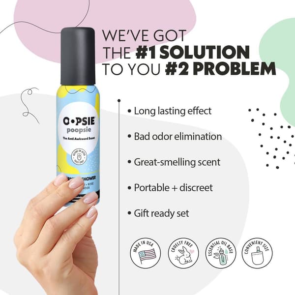 Oopsie Poopsie Morning Shower Odor Spray