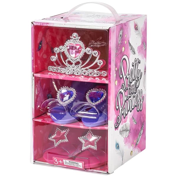 Hunson Pretty Little Princess 2pr. Shoes With Tiara - image 