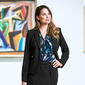 Plus Size Calvin Klein Two Button Short Notched Collar Blazer - image 1