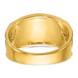 Mens Gentlemen’s Classics™ 14kt. Gold 1/6ctw. Diamond Rite Ring