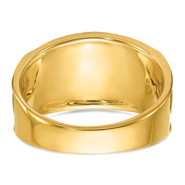 Mens Gentlemen’s Classics™ 14kt. Gold 1/6ctw. Diamond Rite Ring