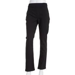 Plus Size Erika Joey Twill Solid Straight Leg Pants