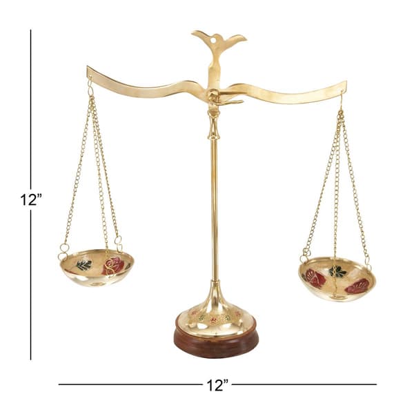 9th & Pike&#174; Gold Brass Traditional Scale