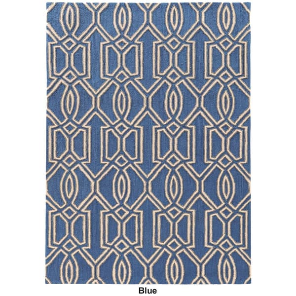 Linon Trio Collection Lattice Accent Rug - 2x3