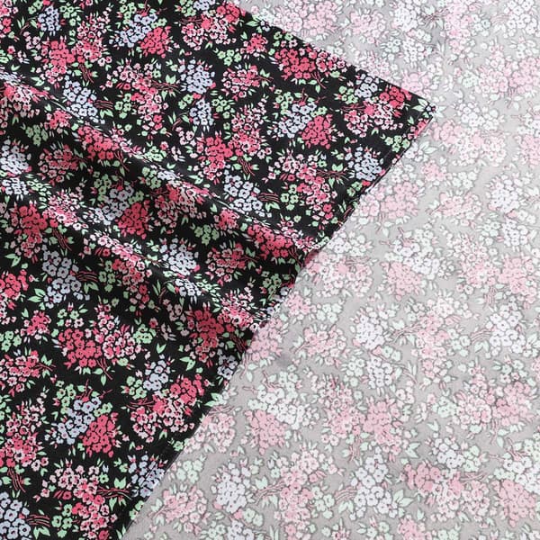 Betsey Johnson Confetti Floral Satin Sheet Set
