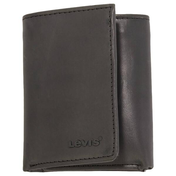 Mens Levi''s&#40;R&#41; Slim Trifold Wallet w/ Zipper - image 