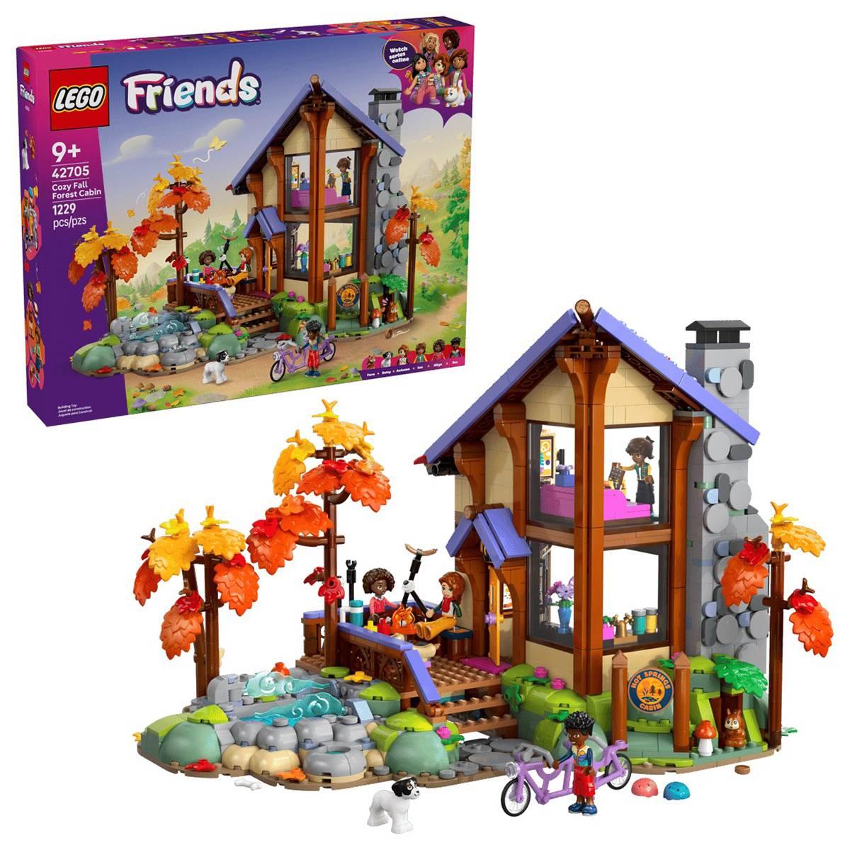 LEGO(R) Friends Cozy Fall Forest Cabin Building Kit