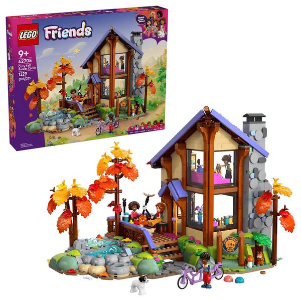 LEGO(R) Friends Cozy Fall Forest Cabin Building Kit - image 