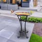 Alpine Metal Bird & Sunflower Daisy Birdbath w/ Stand - image 2