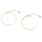 Steve Madden Delicate Gold-Tone Chain Duo Anklet Set - image 2