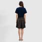 Womens Perceptions Short Sleeve Floral Drape Jacket Dress - image 3