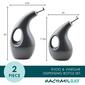 Rachael Ray 2pc. Ceramic EVOO Oil/Vinegar Dispensing Set - Grey - image 2