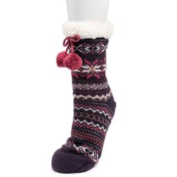Womens MUK LUKS(R) Tall Cabin Slipper Socks