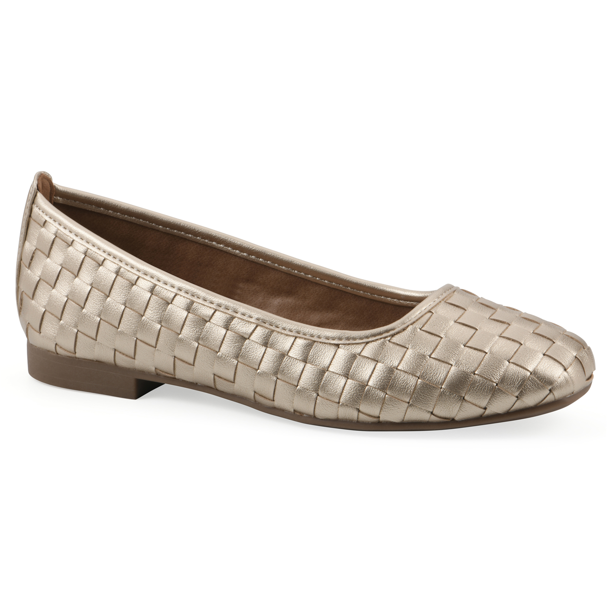 Womens White Mountain Boccie Ballet Flats