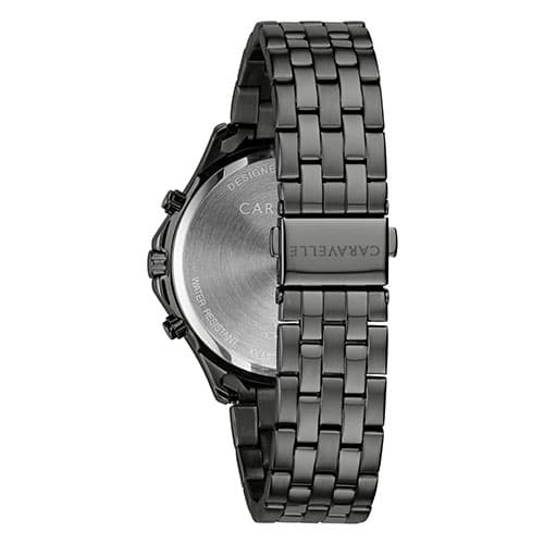 Mens Caravelle Chronograph Gunmetal Watch - 45A144